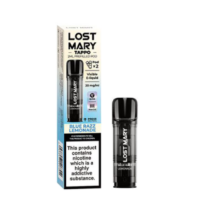 Blue Razz Lemonade Tappo Prefilled Pods by Lost Mary